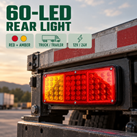 Feu arrière de camion HSSH 80 LED 12V 24V, feu combiné arrière pour camion lourd et remorque Mercedes Benz