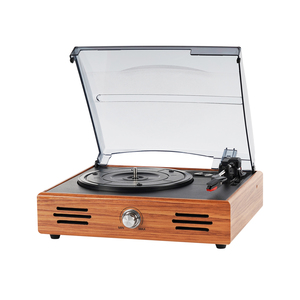 Tocadiscos de Vinilo de Madera con Bluetooth, Reproductor de Discos LP con Altavoces Estéreo, Velocidades 33/45/78 - Product Image 6
