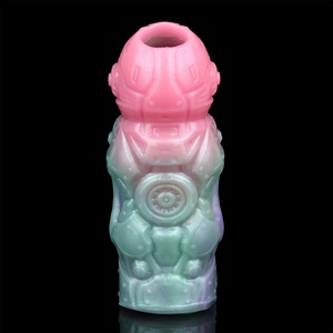 SHAZ Funda para Pene de Extremo Abierto, Funda para Agrandamiento de Pene, Cubierta para Pene, Retrasador de Eyaculación, Estimulador para Hombres, Juguetes Sexuales - Product Image 3