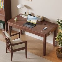 Bureau en bois massif pour bureau, salle d'étude