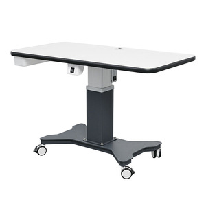 Table d'hôpital Liangyou LY-3BD-2, base rectangulaire en métal, hauteur réglable, design minimaliste - Product Image 4