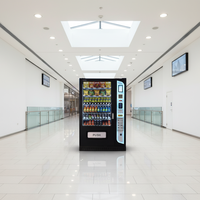 Distributeur automatique de nourriture et de boissons avec grande capacité et écran tactile de 7 pouces, peut vendre des collations et des boissons fraîches