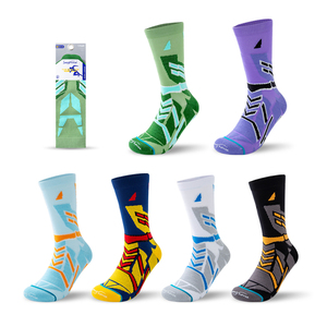 Chaussettes de basket-ball avec coussin athlétique pour hommes Cartoon Ghost Movie Character Number 24 Crew Elite - Product Image 2