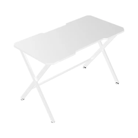 Station de travail Ordinateur Table de bureau Bureau d'ordinateur Bureau d'ordinateur Noir E-sports Gaming Desk