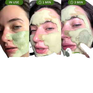 Holy Basil Bubble Deep Mask Paquete de lavado de arcilla suave Hidratante para la eliminación de espinillas faciales Libre de daños - Product Image 1
