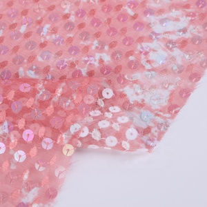 HA-17182E 100% polyester voan YouYou với tất cả hơn Sequins với in kỹ thuật số <span class=keywords><strong>georgette</strong></span> vải - Product Image 4