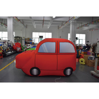 KeepFuns Modèle de voiture gonflable miniature en tissu Oxford personnalisé, voiture gonflable de dessin animé pour événements, expositions, publicité, décoration
