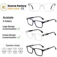Personnalisation de lunettes optiques en acétate de luxe haut de gamme, montures de lunettes artisanales de luxe, confortables pour un usage quotidien, OEM/ODM