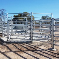 Panel de Corral Portátil para Ganado, Valla Metálica Resistente para Manejo y Gestión de Ganado en Ranchos