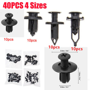 Mixed Pack <b>Car</b> Push Rivet Plastic Expansion Pin Bumper <b>Clip</b> Fastener 40Pcs General Purpose Repair Replacement - Product Image 3