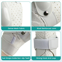 Attelle de soutien de cheville de sport à sangle réglable avec orthèse de protection pour l'arthrite ou les blessures Protecteur de pied confortable
