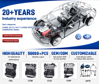Ea888 Gen 3 Gen 2 Gen 1 pistón 06L107065CJ 06L107065AM 06J107065AG 06J107065AH 1,8 T 2,0 TFSI Kit de pistones forjados para Audi A4L Q5