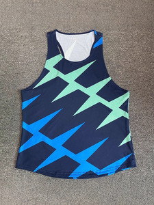 Canotta Sportiva da Uomo in Fibra di Poliestere ad Asciugatura Rapida con Stampa per Fitness e Allenamento Maratona - Product Image 3