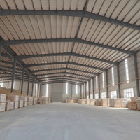 Bâtiment préfabriqué en structure acier, centre commercial, entrepôt de stockage, acier au carbone Q355, assemblage facile, Chine