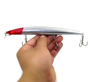 <span class=keywords><strong>Esca</strong></span> Artificiale Minnow da 18cm 26g <span class=keywords><strong>per</strong></span> Acqua Salata, in Plastica Dura Realistica con Occhi 3D, Ancorette, Lancio Lungo, Jerkbait <span class=keywords><strong>per</strong></span> <span class=keywords><strong>Spigola</strong></span> - Product Image 4