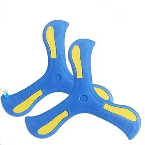 Succo per animali domestici produttore all'ingrosso 22.5cm Boomerang giocattolo EVA schiuma di lancio Boomerang Sport per bambini giocattoli all'aperto