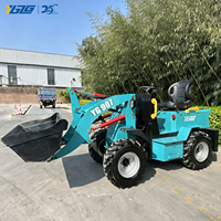 YGZG CE China Brandneuer E-Power Frontlader Teleskop-Baumaschine 600kg Allradantrieb Teleskoplader