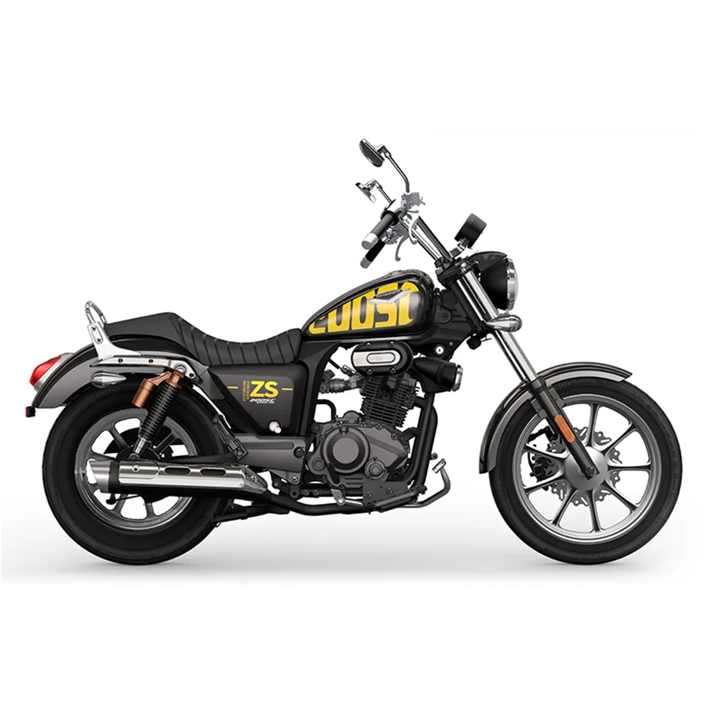 Motocicleta juvenil 200SC ZONSEN MOTOR Crucero deportivo comodidad 200cc Fácil Conducción Segura Garantía Moto barata rentable