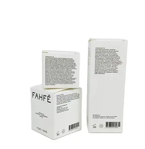 Kotak Kertas Layanan Mockup Cetak Kotak Kardus Kosmetik Kustom untuk Kemasan Kotak Kosmetik