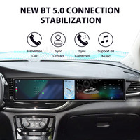MOOKAKA 12.3 + 4.99+12.3" Radio pour Buick Encore 2016-2018 Android 15 Navigation GPS Stéréo Écran interactif sans fil Carplay