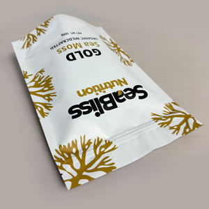 Sachets personnalisés avec fermeture éclair 100g pour poudre de fruits et légumes, sacs d'emballage pour farine de maïs, échantillons pour compléments alimentaires - Product Image 3