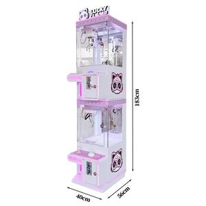 Customized Double-layer Mini Children <b>Claw</b> <b>Machine</b> Metal Structure Arcade Entertainment Toy Crane Coin-operated Vending <b>Machine</b> - Product Image 1