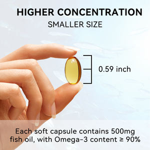 Disesuaikan minyak hati ikan laut dalam kapsul lembut <span class=keywords><strong>Omega</strong></span> <span class=keywords><strong>3</strong></span> minyak hati ikan Epa Dha <span class=keywords><strong>18</strong></span> <span class=keywords><strong>12</strong></span> 300 Mg gel lembut - Product Image 4