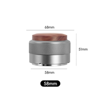 Nivelador de Café Personalizado con Liberación de Gravedad, Herramienta para Baristas de 58 mm, Base Resistente, Distribuidor de Polvo de Café Espresso