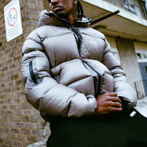 Giacca Invernale Imbottita Personalizzata in Nylon e Poliestere con Zip e Cappuccio, Cappotto Puffer Caldo da <span class=keywords><strong>Uomo</strong></span> - Product Image 4