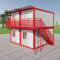 Maison préfabriquée de type K, camp de travail, dortoir démontable, hébergement temporaire pour personnel, panneaux sandwich, bâtiment de bureaux en acier, maison K