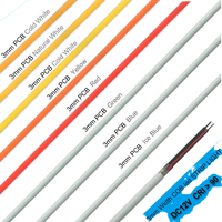 Bande LED COB paysagère ultra-fine et flexible de 2,7 mm/3 mm, sans points noirs, couleur unique, IP67, 480 LED, 80-100 lm/W, 12 V, lumière blanche