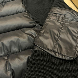 Vestes matelassées élégantes pour hommes, design personnalisé, vente en gros, haute qualité, chaudes, décontractées, d'hiver, en duvet, luxe, noires - Product Image 6