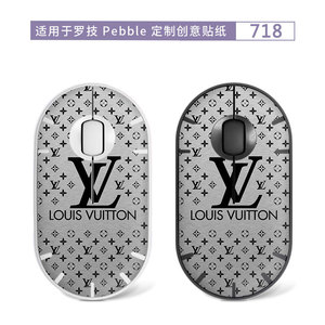 Autocollant de dessin animé Logitech Pebble Mouse Skin 713 pour souris sans fil, adhésif décoratif en PVC, finition mate - Product Image 2