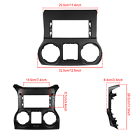 Autoradio Android Podofo 12,3 pouces 8 cœurs 4+64 CarPlay/Android Auto/GPS/WIFI/RDS/DSP/IPS sans fil pour Jeep Wrangler 2015-2017