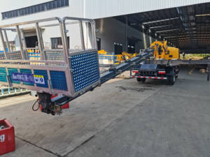 Novas tendências 28M 30M puro caminhão elétrico montado guindaste aéreo hidráulico homem elevador cesta caminhão para KSA - Product Image 6