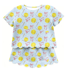 Vestido de Niña con Estampado de Lazos Coloridos de Verano, Modelo GSD3658, Venta al por Mayor - Product Image 4