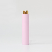 Nouvelle Bouteille de Parfum Rechargeable en Aluminium Tendance avec Atomiseur Rotatif, Couleur Personnalisée, Capacité 8ml/10ml, Intérieur en Verre, Vaporisateur de Voyage