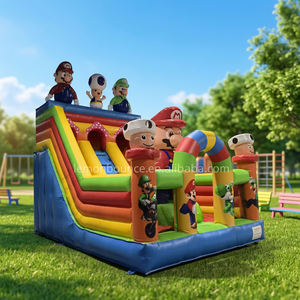 Tobogán Acuático Inflable Comercial y Casa de Brinco de Alta Calidad para Exteriores, Fácil de Instalar, Tamaño Personalizable para Adultos y Niños - Product Image 2