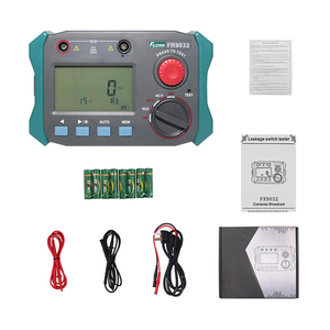 Fuzrr F9032 पोर्टेबल आरसीडी ब्रेकर टेस्टर एसी 750v <span class=keywords><strong>dc</strong></span> 1000v वोल्टेज मीटर 4 अंक एलसीडी डिस्प्ले मैनुअल ऑटो परीक्षण स्विच - Product Image 5