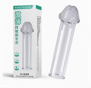 DEM, ODM Stimulierende Klitoris stimulation Wieder verwendbare Kristall kondome mit besonderer Zeit - Product Image 2