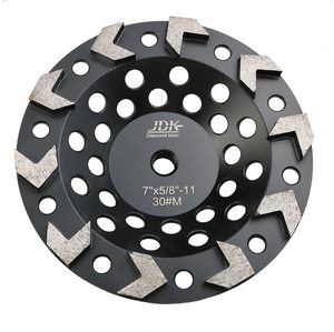 Jeu de 10 segments de meule à trépan JDK de 7 pouces avec filetage 5/8-11 (filetage 5/8-11) - Product Image 1