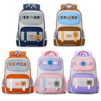 Mochila Escolar de Nailon Impermeable de Alta Densidad y Buena Calidad, Multifuncional, para Niños de Primaria, Protección para la Espalda, para Niños y Niñas, Uso Diario