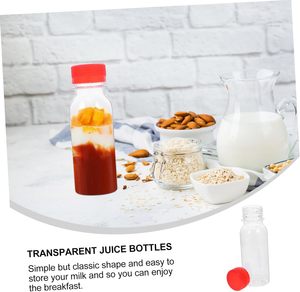 Bouteilles de jus en plastique carrées de 60 ml et 100 ml de fabrication chinoise pour jus de citron, pomme et orange - Product Image 4