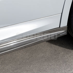 Falda lateral de fibra de carbono Prepreg tipo <span class=keywords><strong>B</strong></span> SOOQOO para <span class=keywords><strong>BMW</strong></span> X3 G01 X4 G02 X3M F97 X4M F98 2017-2024 - Product Image 4
