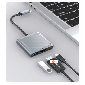 Base de conexión USB C a DisplayPort 1.4 8K 3 en 1, cable Thunderbolt 3 Tipo C a DisplayPort 1.4 con carga PD y puerto USB 3.0 para Macs - Product Image 6
