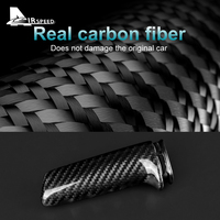 Cache-Poignée de Frein à Main de Remplacement en Véritable Fibre de Carbone Dur pour Intérieur BMW E90 E92 E60 E63 E64 E81 E82 E88 E91 E87 F20 F30 F34 F36
