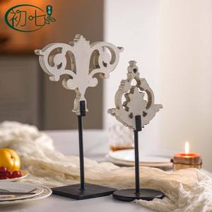 Adorno de escritorio de resina tallada retro francés para mesa de comedor, estilo europeo, artesanía A2891 - Product Image 4