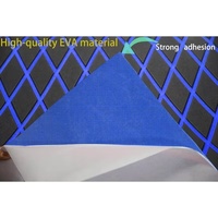 NOVA Vente directe d'usine Grand tapis de sol en mousse EVA auto-adhésif en teck UV3500 pour bateaux, yachts, chariots de golf, jet-skis, en forme de diamant