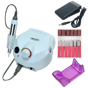 Profesyonel elektrikli tırnak matkap lehçe makinesi 35000rpm nail salon için