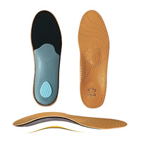 Semelles orthopédiques ZHUOYUE ZY-178 en forme de patte de canard, soutien de la voûte plantaire, nouvelle mousse en nylon et cuir, coussin complet unisexe